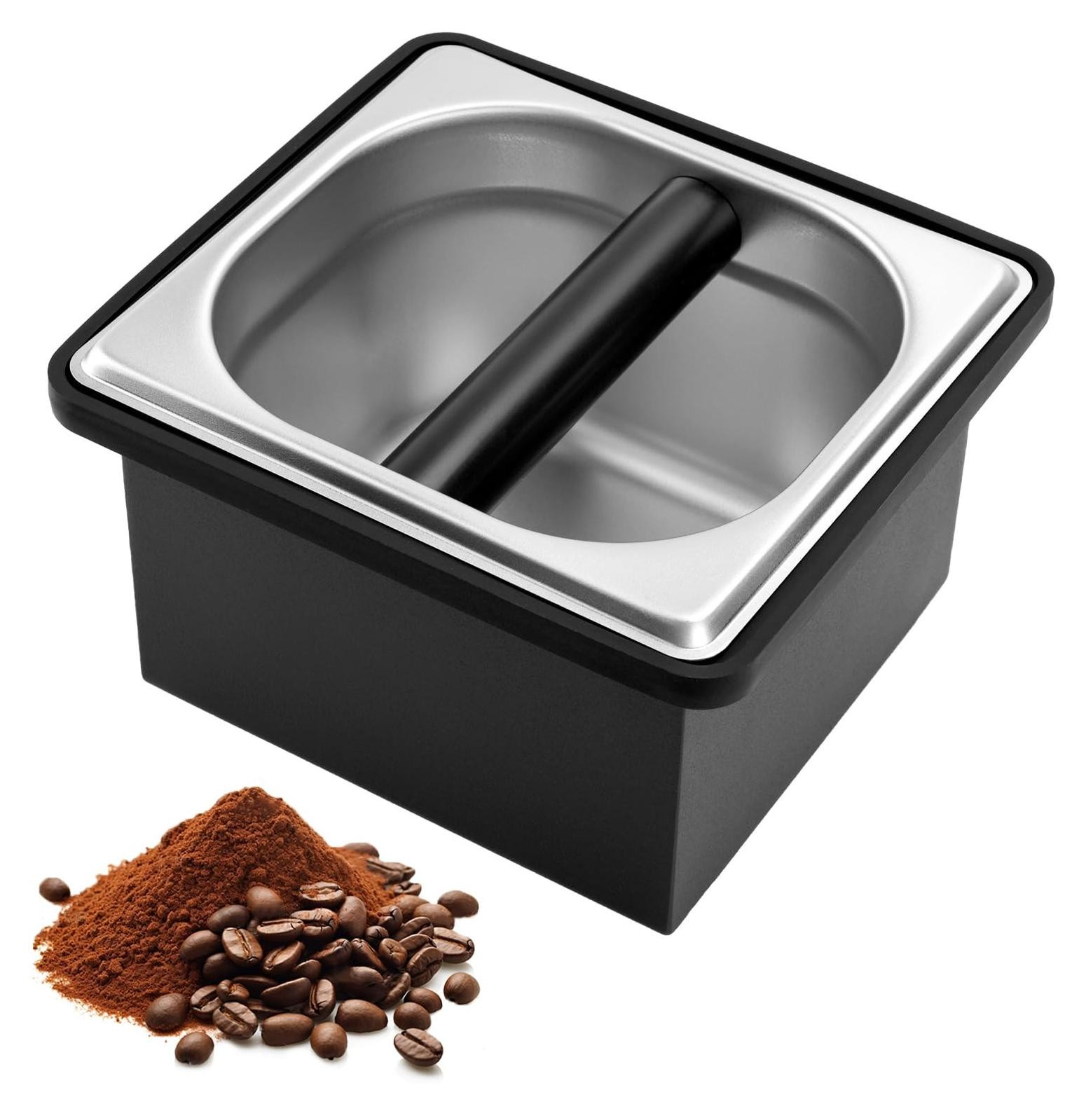 RVS Espresso Knock Box met Grote Capaciteit