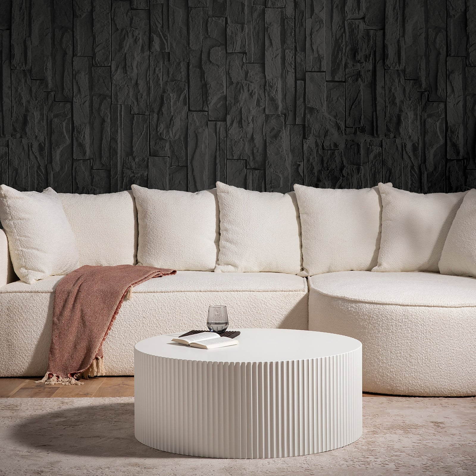 Artistiq Living Salontafel wit rond Ø 90 cm
