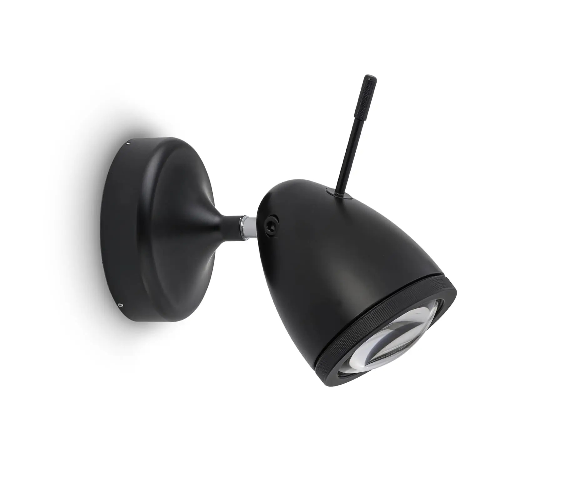 Less´n´more YLUX LED-Wand-/ Deckenspot, BLACK EDITION, LED 18 Watt, phasendimmbar Y-WDS-P-BE 4251908545506