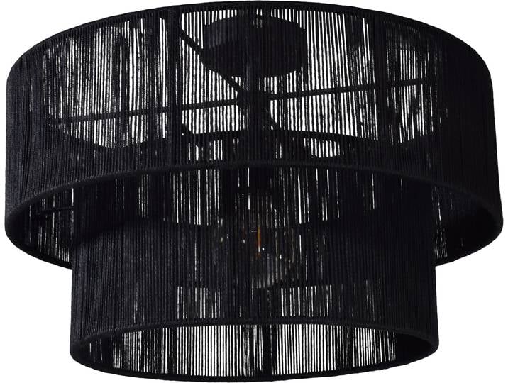 Urban Interiors - Deckenleuchte - Diro schwarz Jute - Ø45
