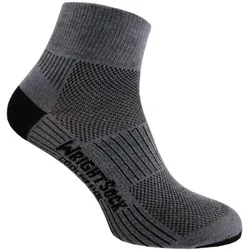 Wrightsock, Unisex, Sportsocken, Coolmesh II Quarter (M), Grau