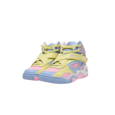 Sneaker EWING "Ewing ROGUE", Herren, Gr. 41, bunt (lt blau, lt pink, lt gelb), Polyurethan, Schuhe Sneaker