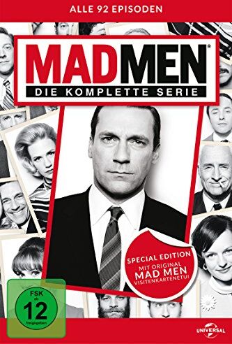 Jon Hamm - Mad Men - Die komplette Serie inkl. Visitenkarten-Etui (Special Edition) [Limited Edition] [30 DVDs] - Preis vom 06.10.2026 07:26:00 h