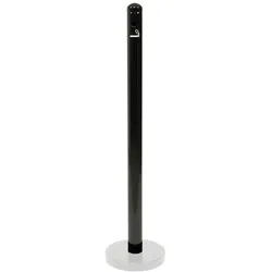 Securit® Edelstahl Aschenbecher Pfosten, witterungsbeständig, einfach zu Reinigen, exkl. Fuß 100,5x6,8x6,8cm | 1,3kg