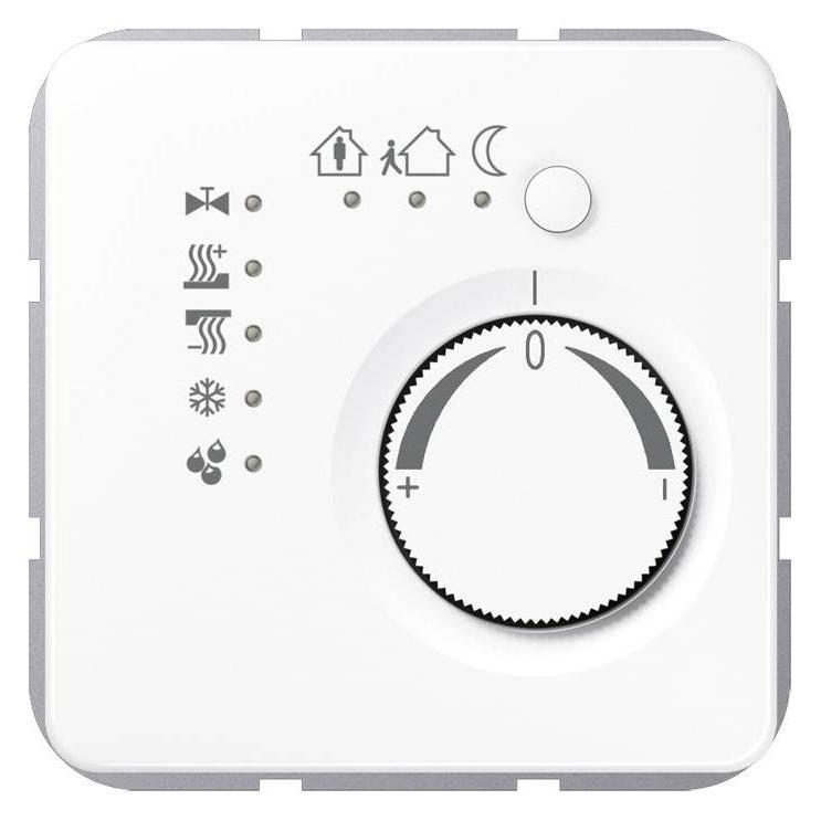 JUNG Raumtemperaturregler UP CD KNX aws glz CD2178WW (CD2178WW)