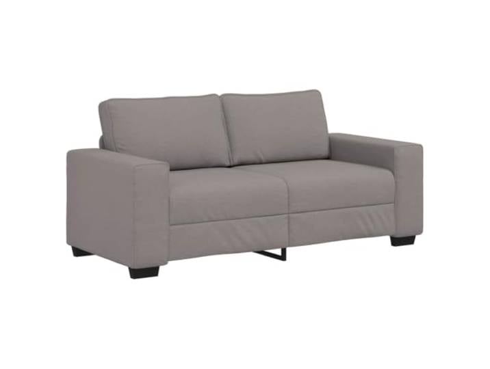 Makastle 2 Sitzer Sofa Couch Taupe 180x77x82 cm Stoff