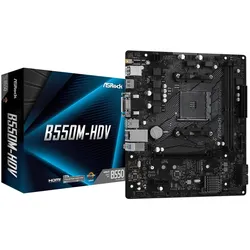 Asrock B550M-HDV AMD B550 Sockel AM4 micro ATX