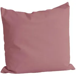 KISSENBEZUG Basic 100% Baumwolle rosenquarz 80/80 cm