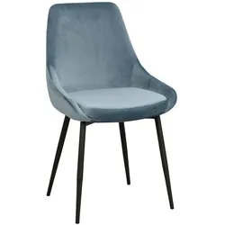 2er-Set DAHEIM Stuhl Sierra Stoff Blau