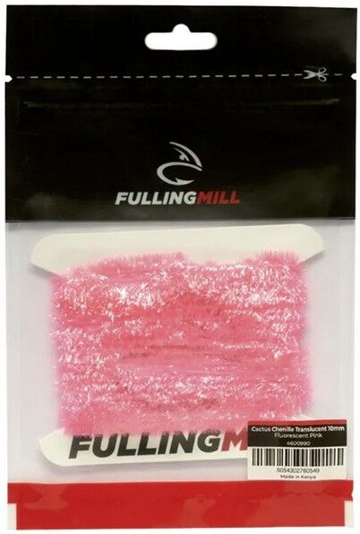 Fulling Mill Cactus Chenille Translucent 15mm-Fl. Pink