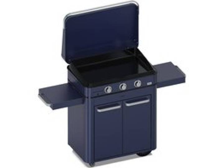 Ensemble Plancha et Chariot EnoSign 80 Gaz - Bleu Navy