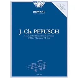 Sonate F-Dur Nr.4 (+CD) für Flöte und Bc, Fachbücher von Johann Christoph Pepusch