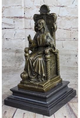 Bronzhaus Valli Jesus Of Nazareth Christ Christianity Bronze Marble Sculpture Statue Decor