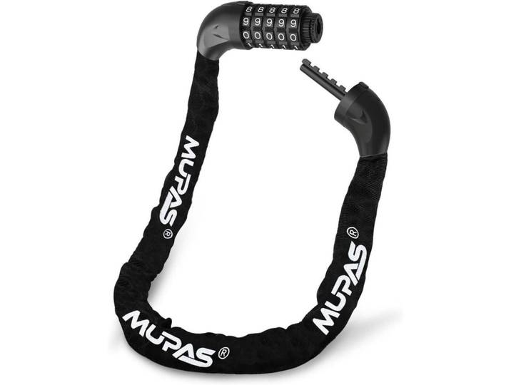 Fahrradschloss Zahlenschloss Gehärteter Stahl Schwarz, Metall, 3x3x90 cm, Freizeit & Co, Sport & Fitness, Fahrräder, Fahrradzubehör