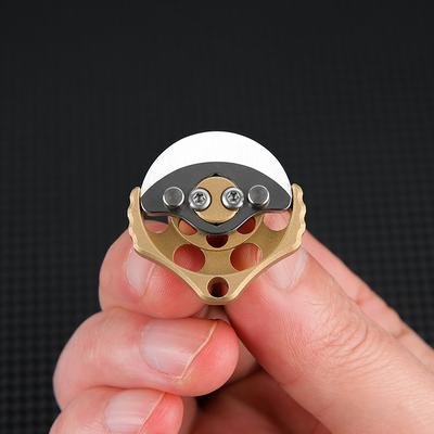 ModernMart Mini EDC Keychain Knife Portable Brass Blade & Decompression Toy Mini EDC Keychain Knife Portable Brass Blade & Decompression Toy