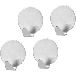 6x Metaltex, Klebehaken + Klebenagel, Hafthaken