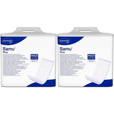 2x Samu Wöchnerinnen Vorlagen Plus maxi 11x35 cm 2x56 St Beutel