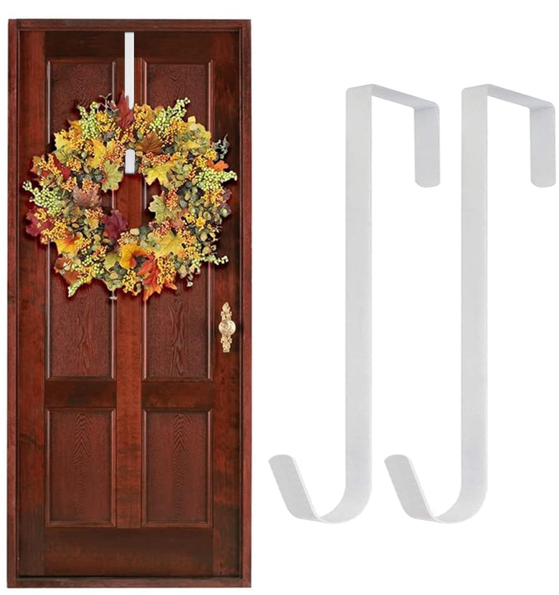 Dailygoods Dailygoody Deurhanger Wreath Hanger voor Kerstdecoraties - Wit