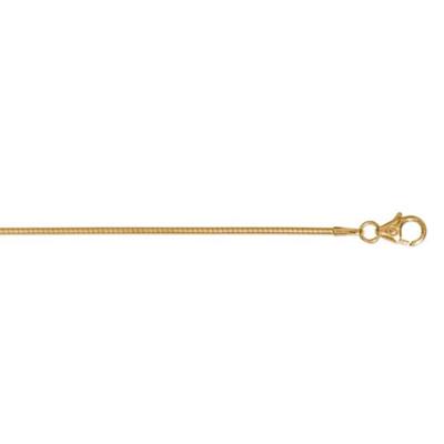 Goldkette ONE ELEMENT "Halskette Tonda rund Reif aus 333 Gelbgold Ø 1,2 mm" Gr. 45, gold, Halsketten, Damen, 45, Gelbgold 333 Gold, Gelbgold 333, Gold, Goldkette, Klassisch & stilvoll – ein Begleiter für viele Anlässe