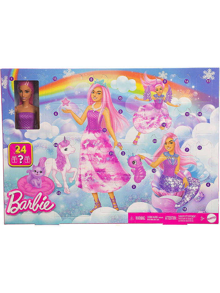 Mattel Adventskalender "Barbie Winter Fairytale" - ab 3 Jahren - onesize