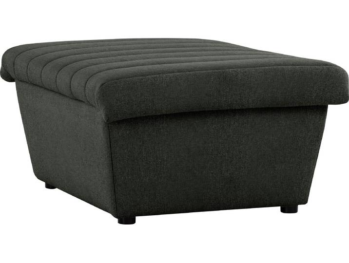 Hocker LOOKS VIII , grün, B:90cm H:43cm T:105cm, 100% Polyester, LOOKS BY WOLFGANG JOOP, Hocker, Hocker, Quersteppung, passend zur Serie LOOKS VIII