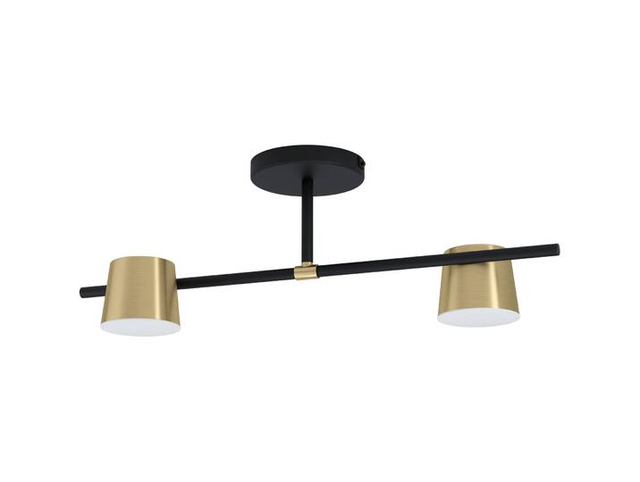 Eglo Deckenlampe Altamira Schwarz/messing Stahl B 21 cm - LED - Deckenlampe- LED Energiesparlampe
