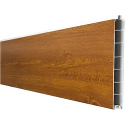 GroJa BasicLine PVC Stecksystem Einzelprofil schmal golden_oak