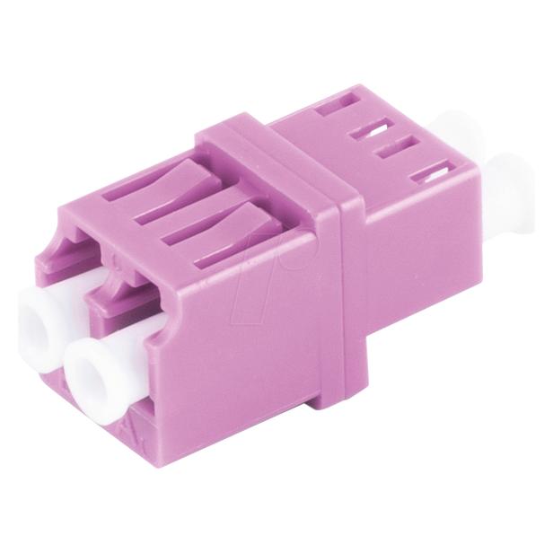 Shiverpeaks -BASIC-S--LWL-Verbinder, LC-LC, RJ45 Style, Duplex, violett (Netzwerk Kupplung) (BS07-60023)