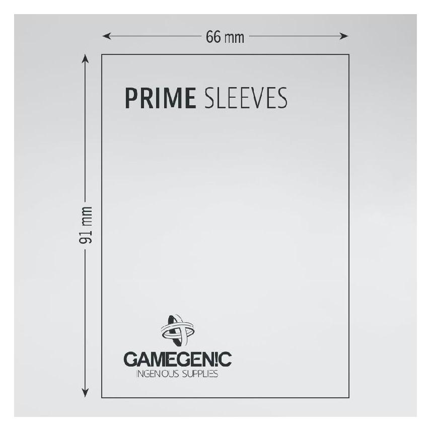 Gamegenic GGS10018 - Prime Hüllen, schwarz (100 Hüllen) (02191)