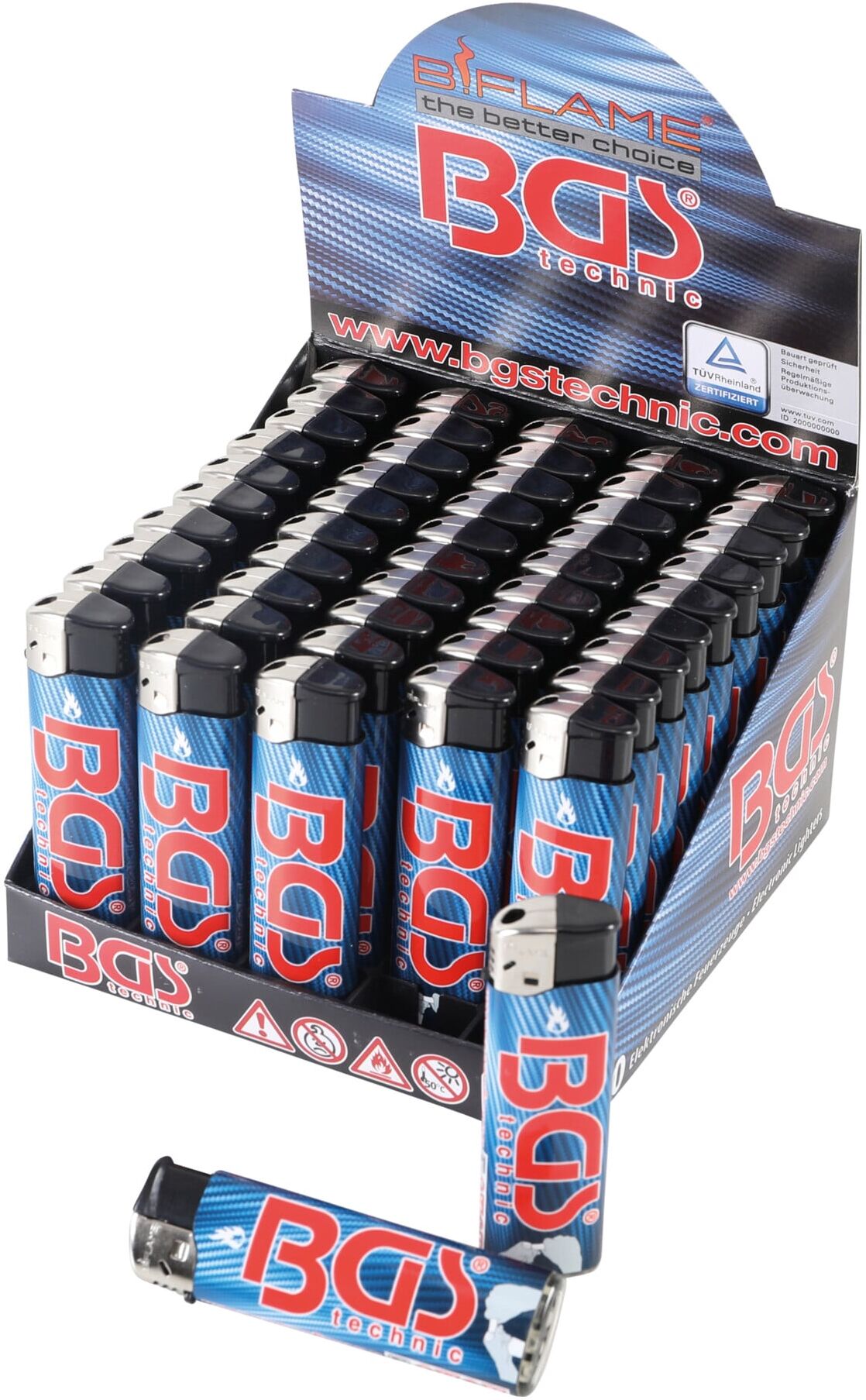 BGS BGS® Feuerzeug F1, 1 Stück ; BGS technic)