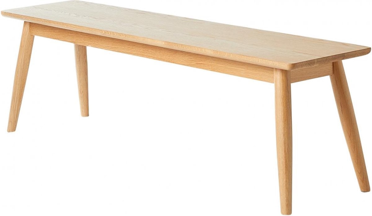 Nordic Home Ivar eiken bankje - naturel - 150 cm
