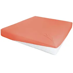 Jersey-Elastan Boxspringlaken   ¦ orange ¦ Maße (cm): B: 150 H: 28
