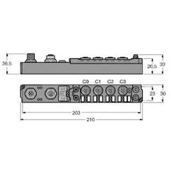 Turck piconet Koppelmodul SDPL-0404D-1004