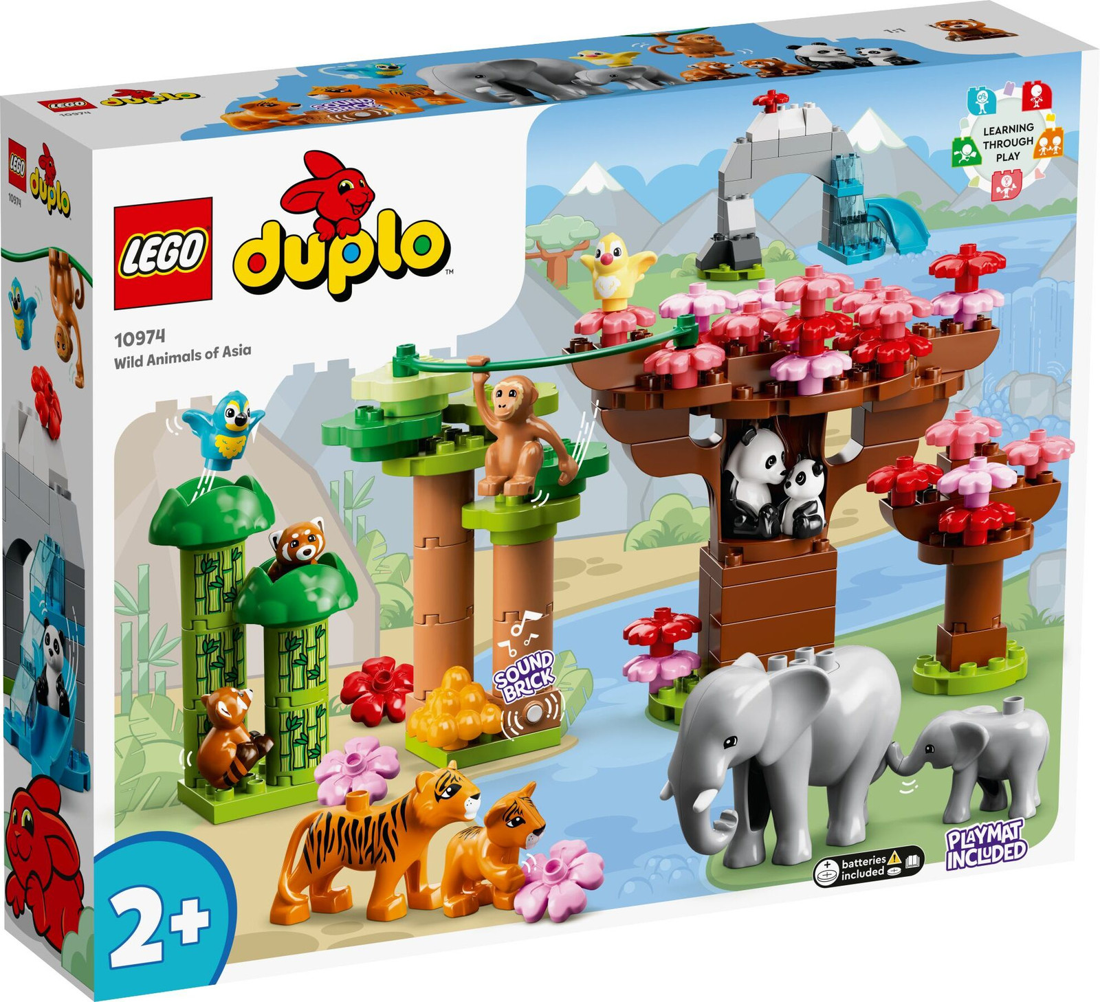 LEGO DUPLO 10974 Wilde dieren van Azië speelset met geluid