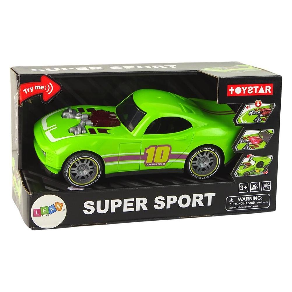 Lean Toys Sportwagen mit grünem Sound 1:14 (39168078)