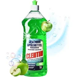 CLENTIN Geschirrspülmittel  Apfel 1000ml Spülmittel