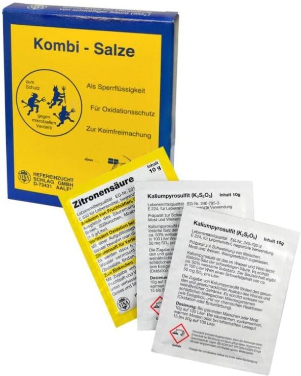 Vina Sperrflüssigkeit für Gäraufsatz Kombi-Salze 30 g