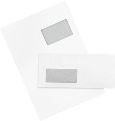 Schäfer Shop Genius Sparpaket Versandtaschen DIN C4, 250 Stück + Briefumschläge, DIN lang, 250 Stück, mit Fenster