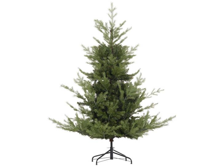 Homcom 150 cm Weihnachtsbaum Künstlich Christbaum Dichte Zweige für Weihnachtsfest, Grün, Kunststoff, Metall, 150 cm, Dekoration, Weihnachtsdekoration, Christbaum & Zubehör