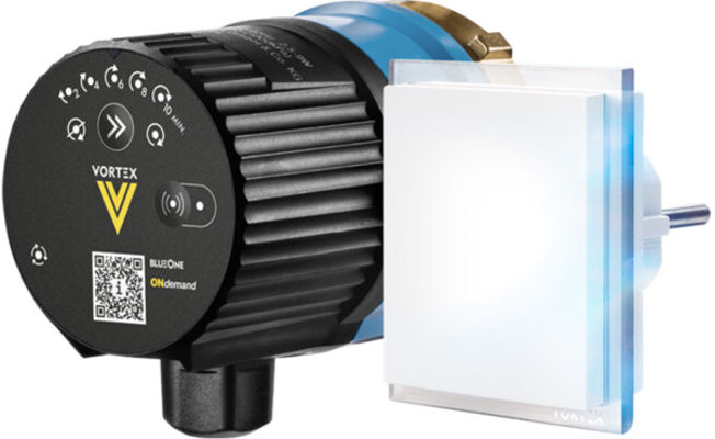 Vortex Moteur universel HE BWO 155 MA 230 V, module ONdemand, avec interrupteur radio