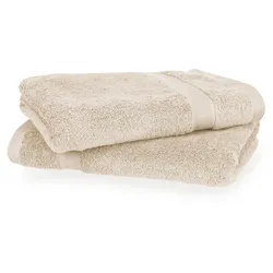 Tchibo - Schöner WOHNEN-Kollektion 2 Badetücher »Cuddly« - braun