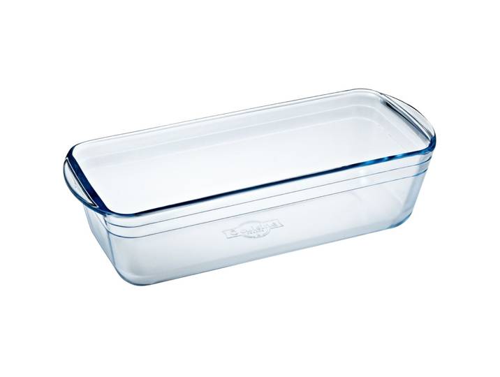 Backform Ôcuisine transparent Glas Rechteckig B 28 H 6 cm