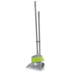Kehrgarnitur mit Standschaufel Nölle Quick-Stick-Komfort Super praktisches Kehrset mit Klappschaufel aus Kunststoff