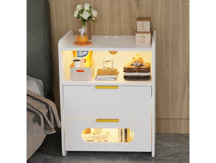 Table de chevet Blanc