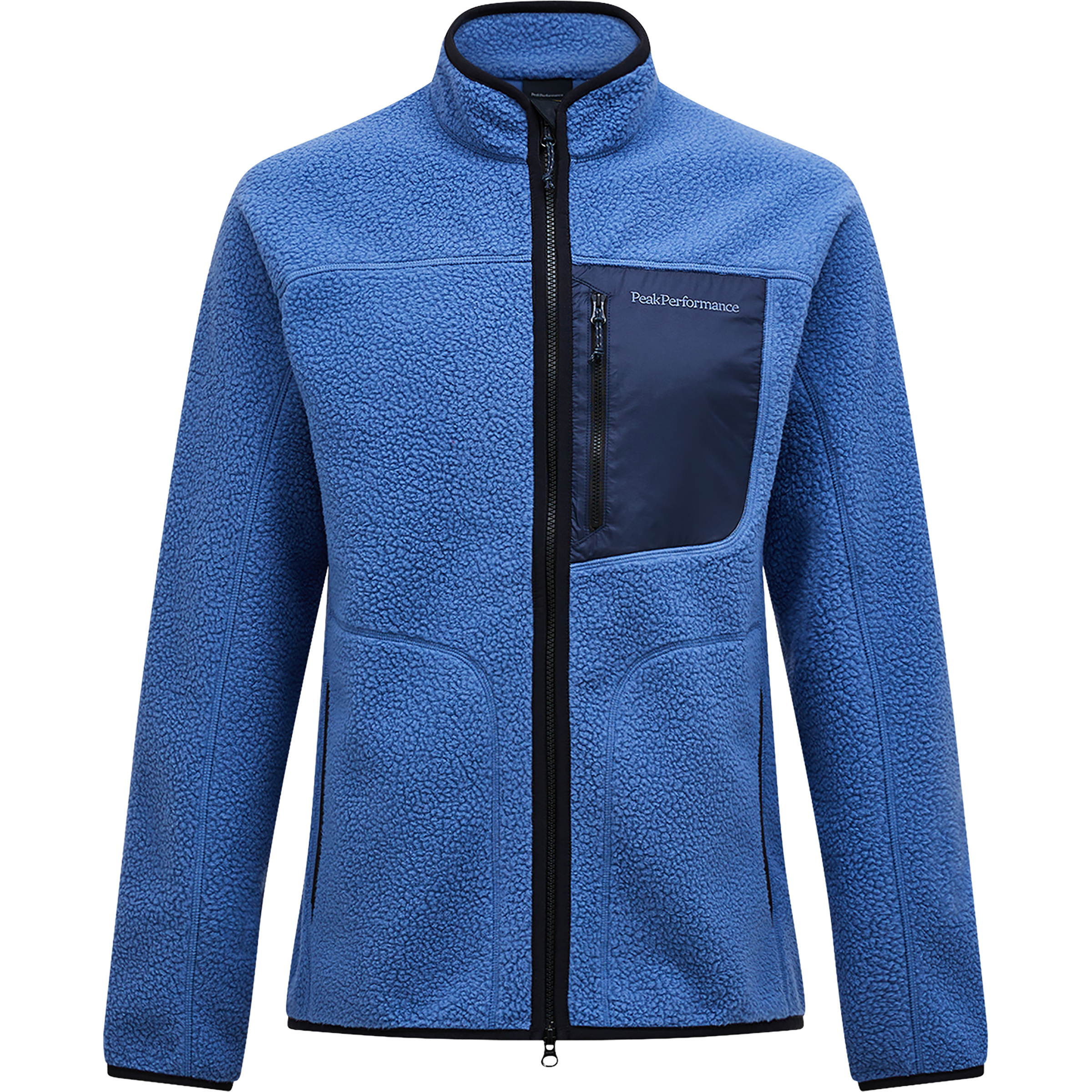 Peak Performance Naturerush Herren Fleecejacke blau Größe L Trekking Wasserabweisend Wasserabweisend