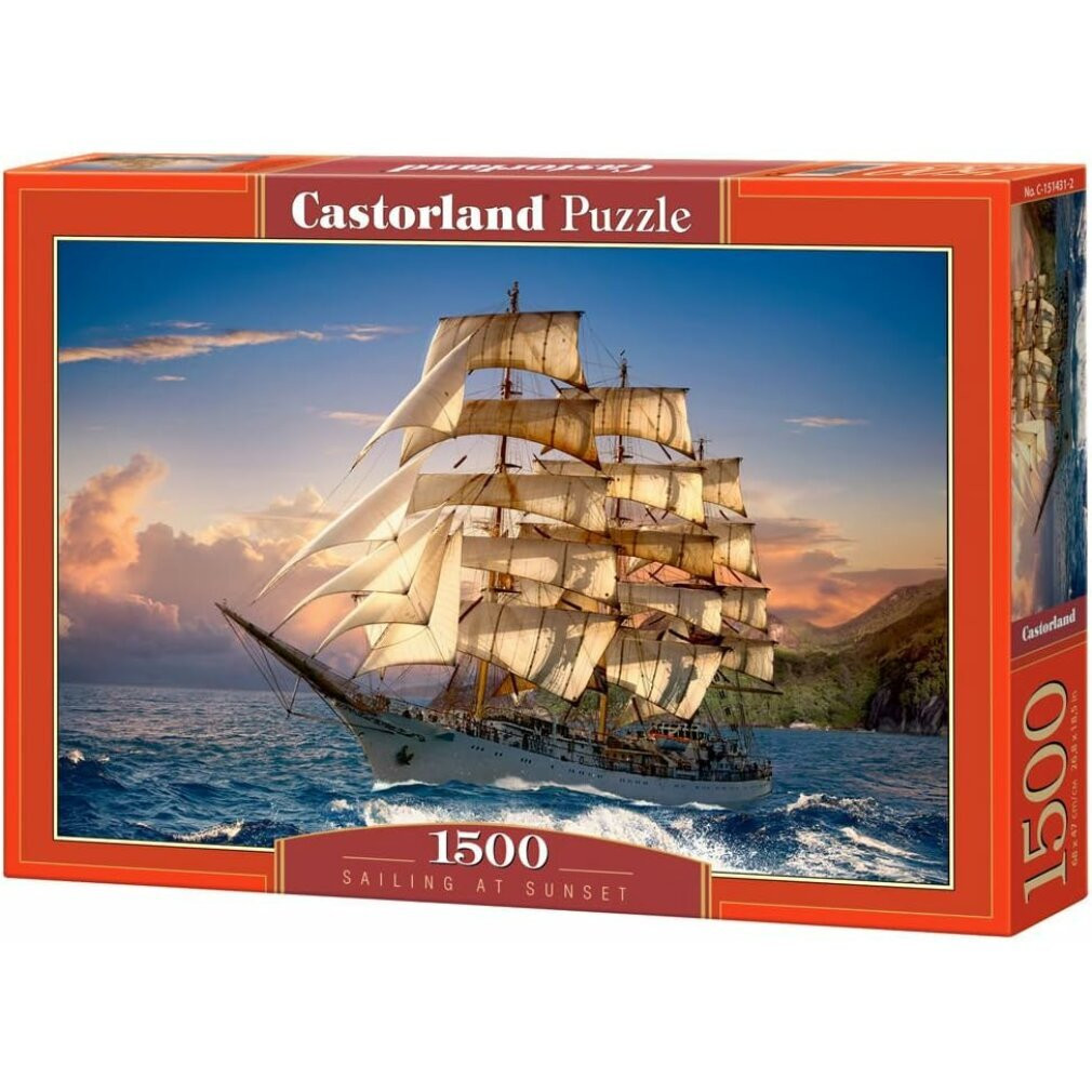 Castorland Puzzel Zeilen bij zonsondergang 1500 stukjes