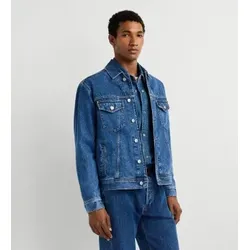 Pepe Jeans für Herren. PM40273104S1 Trucker-Jacke Albion blau (XL), Lässig, Denim