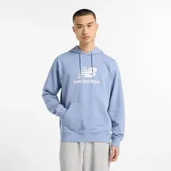 NEW BALANCE Herren Kapuzensweat Mens Lifestyle Hoodie, Größe M in Blau 41501