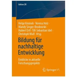 Bildung für nachhaltige Entwicklung, Fachbücher von Verena Holz, Till-Sebastian Idel, Mandy Singer-Brodowski, Hubert Ertl, Christoph Wulf, Helge Kminek