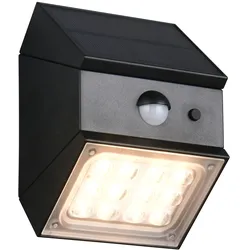 Reality Leuchten LED-Solar-Aussenwandleuchte TALCA - B/H/T ca. 8.80x9.50x7.40